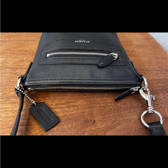 Coach Legacy Black Leather Slim Crossbody Bag - Picture 6 of 10